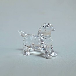 Swarovski Kristal | Silver Crystal | Labrador Pup - Staand | 5400141